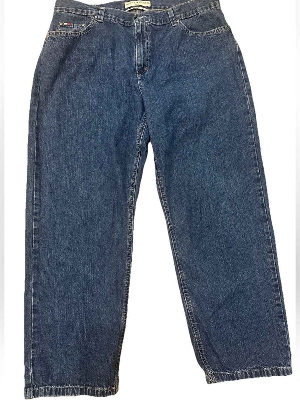 Vintage Tommy Hilfiger Classic Fit Dark Wash Jeans Y2K straight leg 34X28 16A